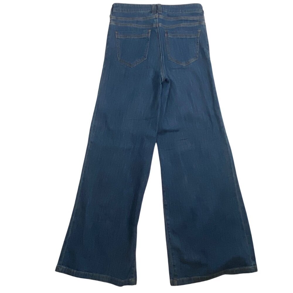 ANTHROPOLOGIE Pilcro Ultra High-rise Wide-leg Jeans women’s 27 retro inspired - Picture 3 of 13